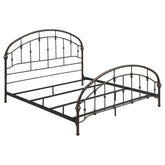 Rowan Metal Open Frame Bed Dark Bronze