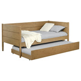 Calinda Wood Daybed With Trundle Natural