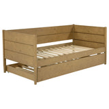 Calinda Wood Daybed With Trundle Natural