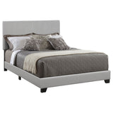 Dorian Fabric Upholstered Panel Bed Cream