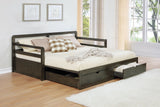 Sorrento 2-drawer XL Daybed with Extension Trundle Grey