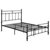 Novak 48-inch Metal Open Frame Bed Matte Black