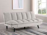 Laredo Upholstered Tufted Convertible Sofa Bed Grey