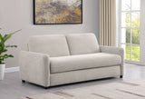 Rylie Upholstered Sofa Sleeper with Mattress Beige