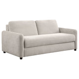 Rylie Upholstered Sofa Sleeper with Mattress Beige