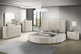 Sonya Upholstered Bedroom Set Ivory