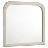 Sonya Upholstered Bedroom Dresser Mirror Ivory