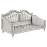 Evangeline Upholstered Daybed Silver Oak