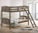 Flynn Wood Over Bunk Bed Weathered Brown
