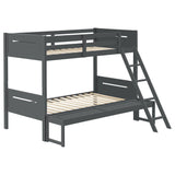Littleton Wood Over Bunk Bed Black