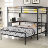 Fisher Over Workstation Loft Bed Set Gunmetal