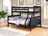 Chapman Wood Over Bunk Bed Black