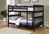 Chapman Wood Over Bunk Bed Black