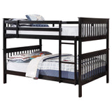 Chapman Wood Over Bunk Bed Black