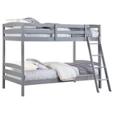 Rhea Wood Over Bunk Bed Grey