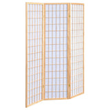 Carrie 3-Panel Room Divider Folding Shoji Screen Black