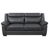Arabella Upholstered Padded Arm Sofa Set Grey