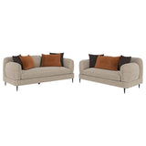 Jade Chenille Upholstered Sofa Set Green
