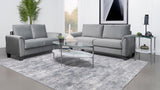 Davis Upholstered Rolled Arm Sofa Grey