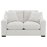 Ashlyn Fabric Upholstered Track Arm Loveseat Sand