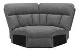 Bahrain UpholsteredRecliner Charcoal