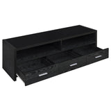 Alton 3-drawer Engineered Wood 62-inch TV Stand Black Oak