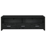 Alton 3-drawer Engineered Wood 62-inch TV Stand Black Oak