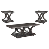 Shelly Coffee and End Table Set Cappuccino