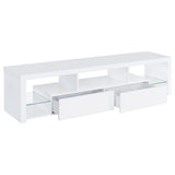 Jude 71-inch TV Entertainment Center White High Gloss