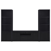Winfield Entertainment Center 60-inch TV Stand Black