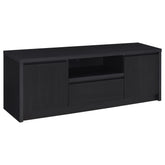 Winfield 2-door TV Stand Media Console Black