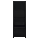 Jupiter 3-shelf Engineered Wood Media Tower Black