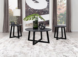 Skylark SmartTop Coffee and End Table Set Black