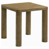 Castlewood Engineered Wood Accent Side End Table Brown Oak