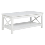 Skyview 44-inch Rectangular Lift Top Coffee Table White
