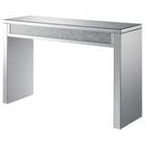 Gillian Mirrored Acrylic Entryway Console Table Silver