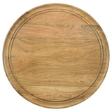 Zoe Round Mango Wood Coffee Table Natural and Black