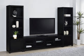 Jupiter Entertainment Center 79-inch TV Stand Black