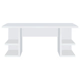 Alice 71-inch 4-shelf Engineered Wood Writing Desk White