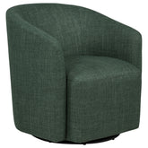 Mossbrook Fabric Upholstered Swivel Accent Chair