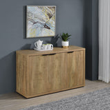 Pepita 2-door Engineered Wood Accent Cabinet Mango Brown