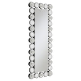 Aghes 24 x 62 Inch Wall Mirror with Lighting Silver