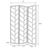 Mila 3-Panel Room Divider Folding Shoji Screen Walnut