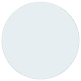 60-inch 12mm Round Clear Tempered Glass Top