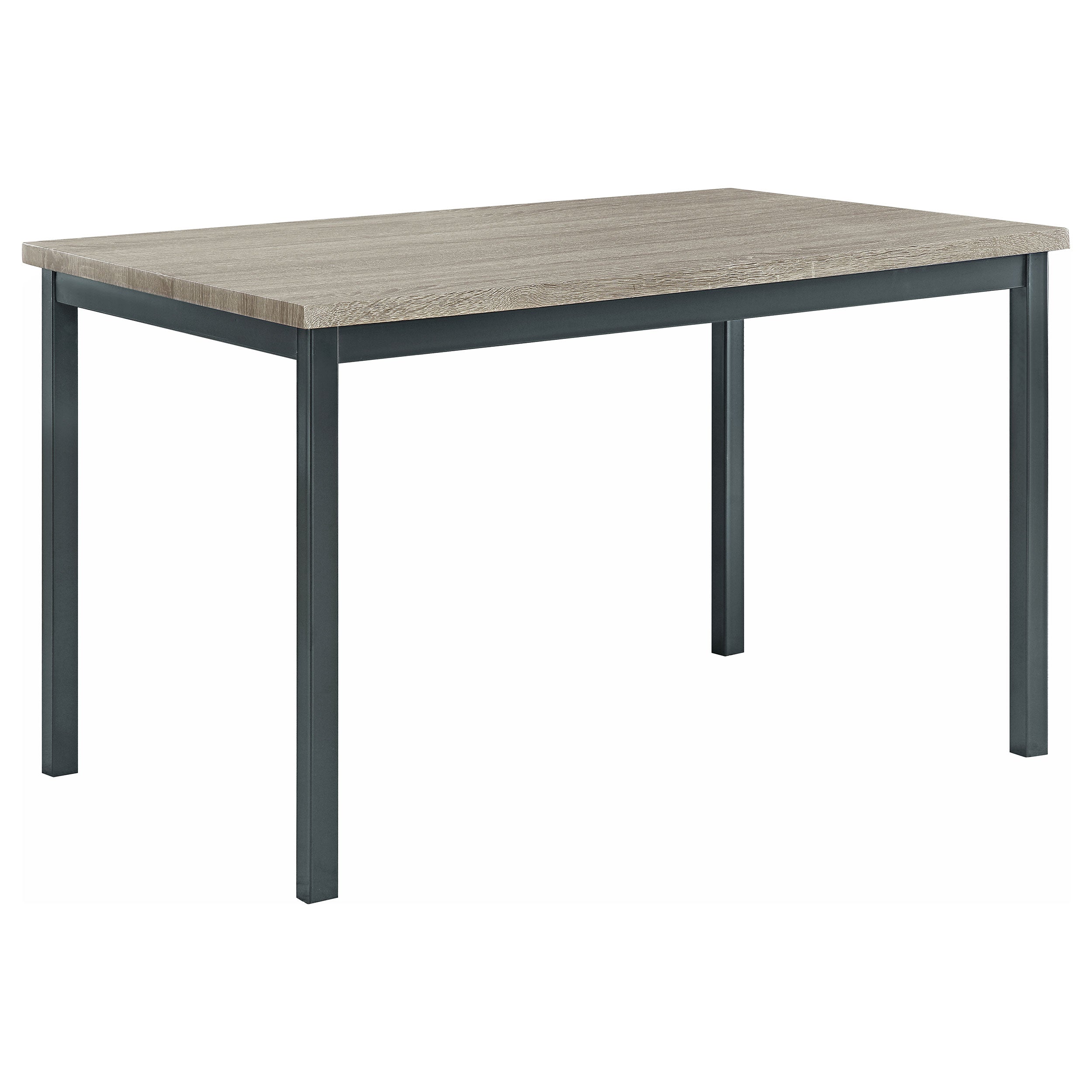 Garza  Rectangular Dining Table Set Black