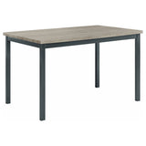 Garza  Rectangular Dining Table Set Black