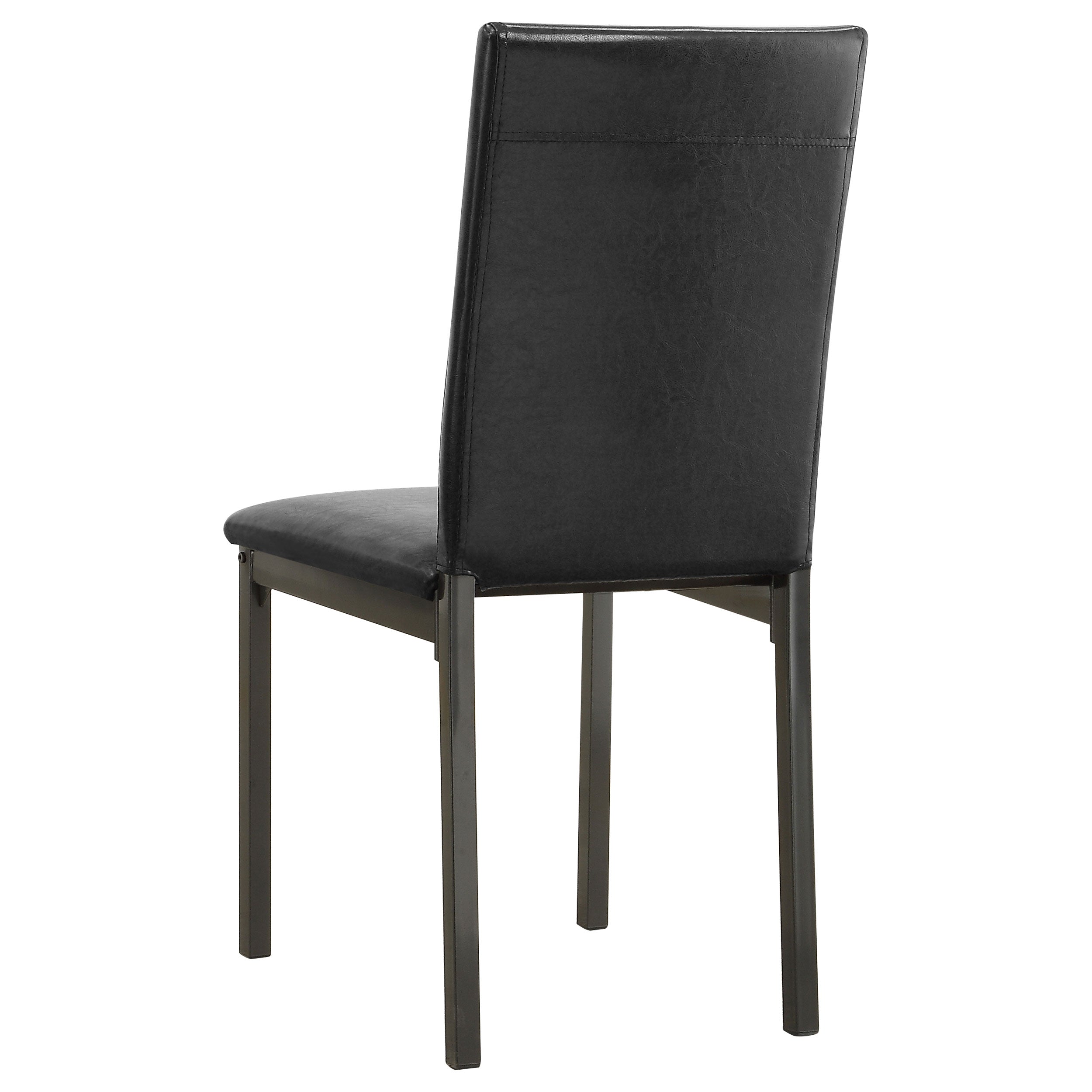 Garza  Rectangular Dining Table Set Black