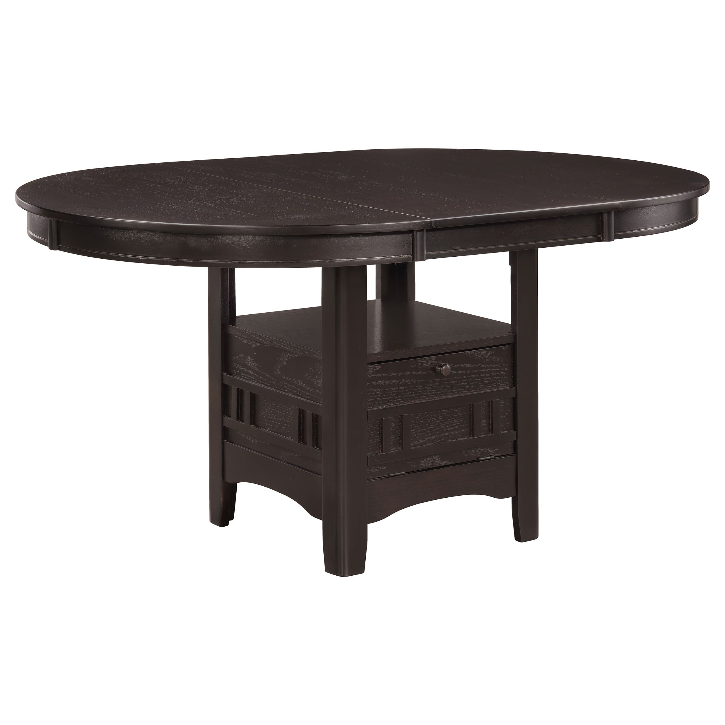 Lavon  Oval Counter Height Dining Set Light Chestnut