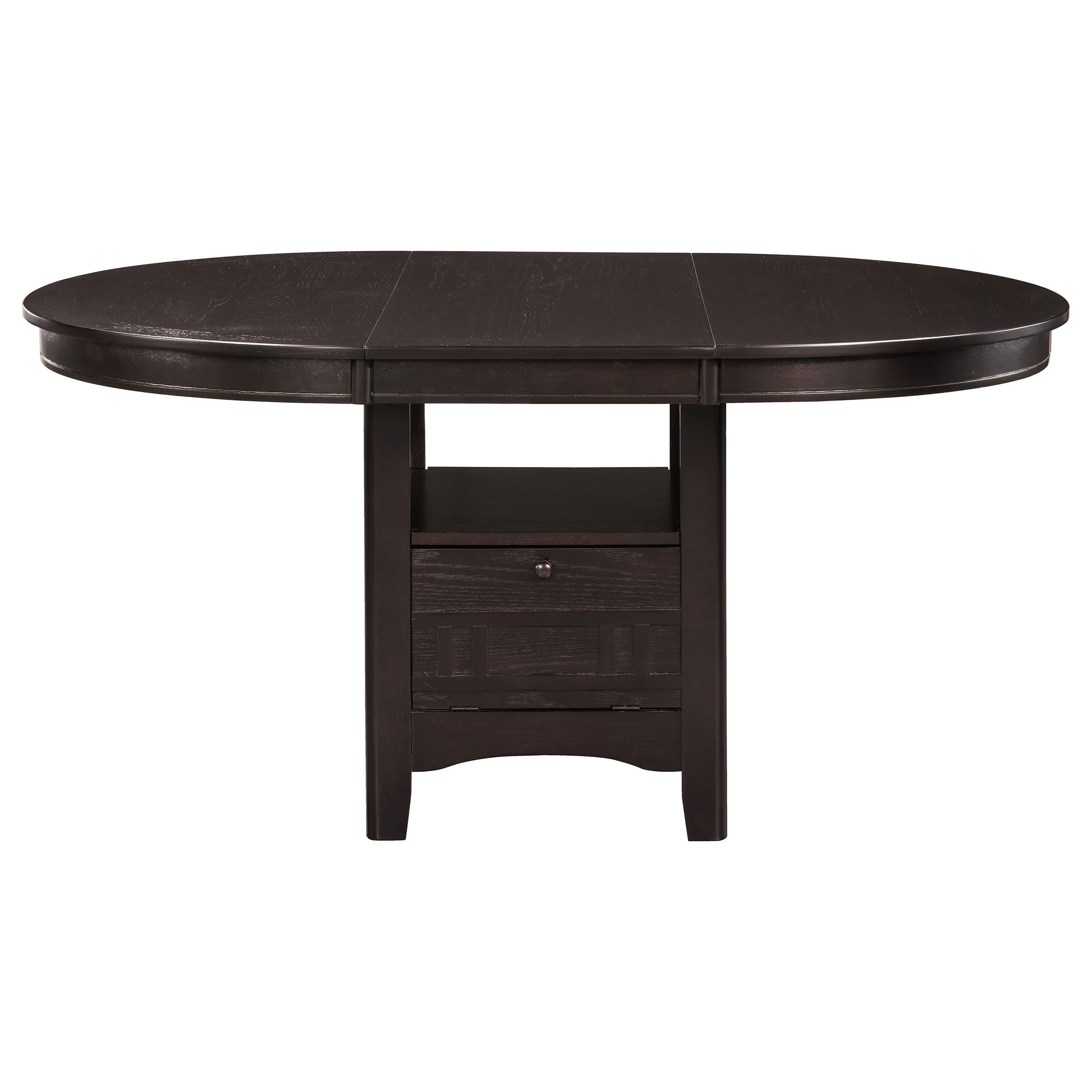 Lavon  Oval Counter Height Dining Set Light Chestnut