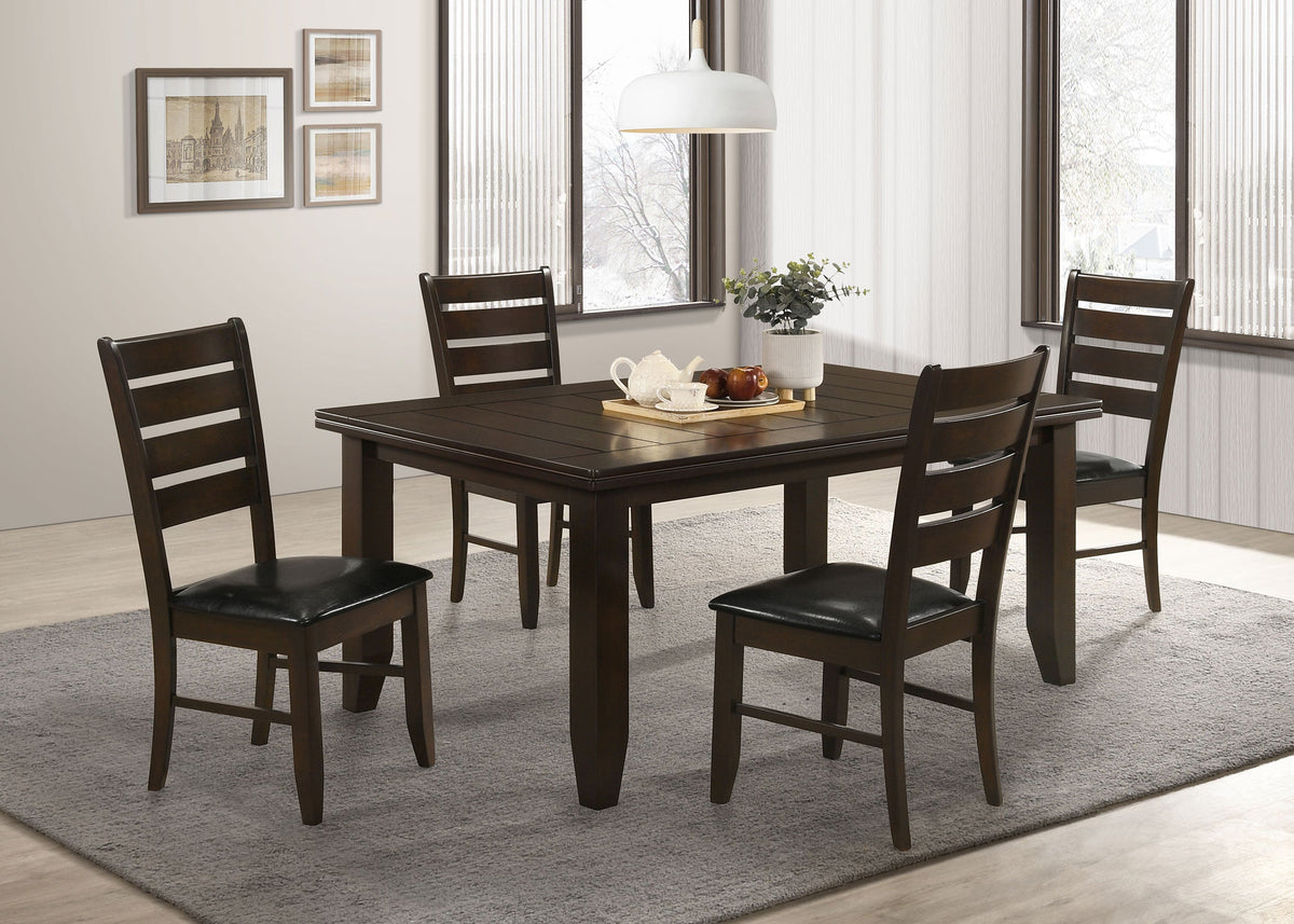 Dalila  Rectangular Dining Table Set Cappuccino